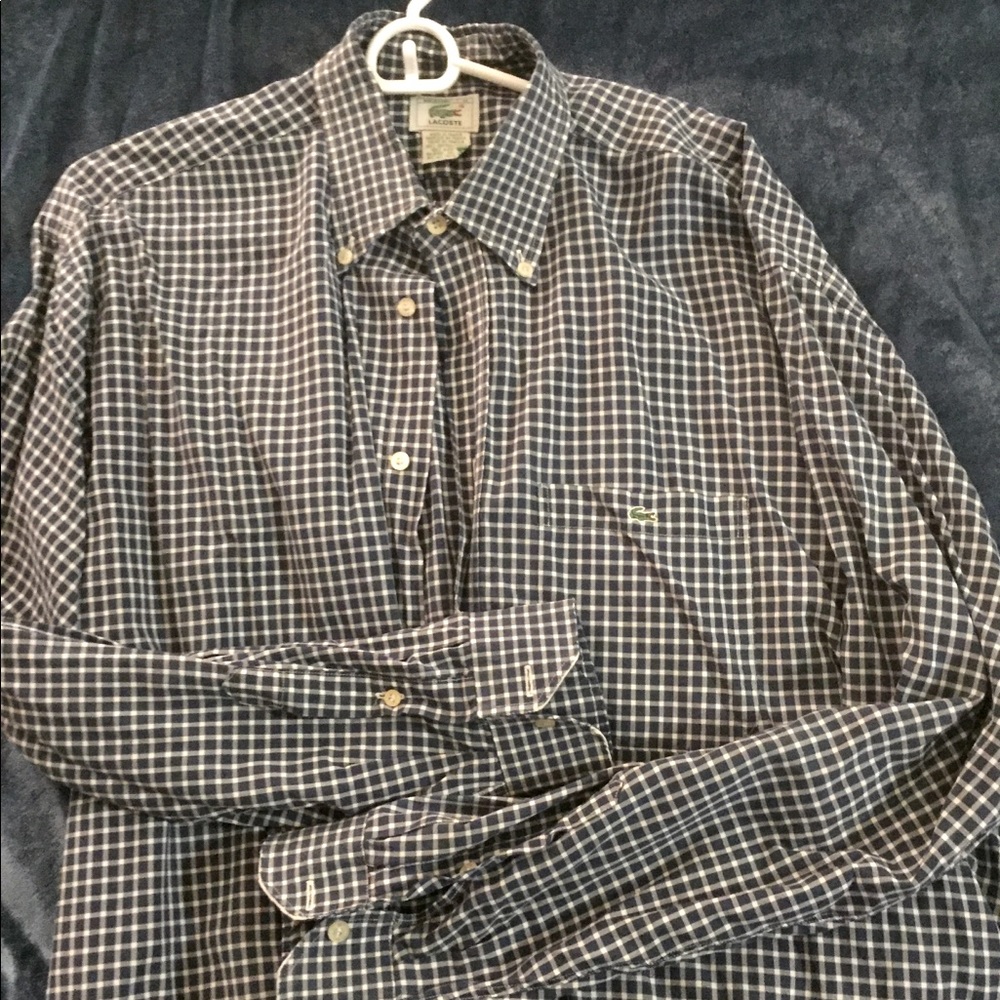 Men’s Large LeCoste Woven Shirt